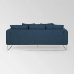 Canisbay Modern Sofa Navy Blue - Christopher Knight Home -HOMCOM Shop GUEST 9d1adaf4 d6d4 4eb1 9323 402d448ed3a3