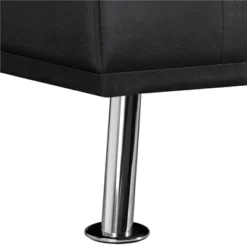 Yaheetech Convertible Futon Sofa Bed Tufted Fabric Futon With Cupholders And Pillows -HOMCOM Shop GUEST 9dcd4c30 9d27 4f1f 8b70 c8c070b8bdce