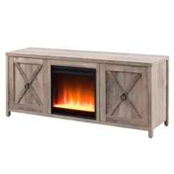Gray Oak TV Stand With Crystal Fireplace Insert - Henn&Hart 16 Gray Oak TV Stand With Crystal Fireplace Insert - Henn&Hart -HOMCOM Shop GUEST 9df4fc6b 1d80 4ce0 a7ed 4e2ce254fc57