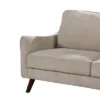 Fabric Upholstered Sofa With Tapered Angled Legs Beige - Benzara -HOMCOM Shop GUEST 9dfa7504 6249 4179 ba78 a27f41affe0d