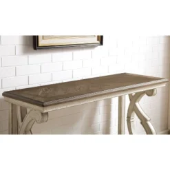 Myrtle Solid Wood Sofa Table Dark Oak - HOMES: Inside + Out -HOMCOM Shop GUEST 9e11d0dd 3b77 42df 89bb adaee12bf7fc