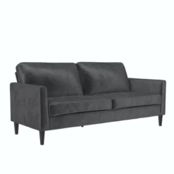 Winston Sofa With Pocket Coils Dark Gray Velvet - Mr. Kate -HOMCOM Shop GUEST 9e196554 c004 416f b647 1ce35286af02