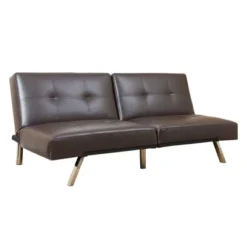 Mackenzie Leather Convertible Sofa - Abbyson Living -HOMCOM Shop GUEST 9e5d3c53 d0f8 4410 9c58 6c62989fbd1e