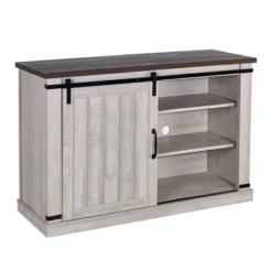 TV Stand For TVs Up To 52" Saw Cut Off White - Home Essentials -HOMCOM Shop GUEST a177fdc3 c760 4b83 abaa e6399e9f8e8d