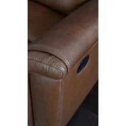 Gilbert Leather Manual Reclining Sofa Brown - Abbyson Living -HOMCOM Shop GUEST a1c1480d 1c4a 4e5c 83d0 7e6d4013bbf0