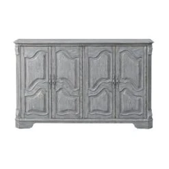 Gramercy 4 Door Credenza Gray - Treasure Trove Accents