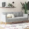 Gloria Upholstered 3 Seater Velvet Sofa - CosmoLiving By Cosmopolitan -HOMCOM Shop GUEST a2246ea5 ceee 4d2e a1d2 e2e0850a401e