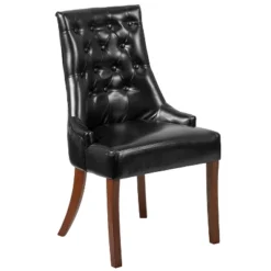 Merrick Lane Lillian Upholstered Tufted Side Accent Chair With Curved Rear Legs -HOMCOM Shop GUEST a2ae7f19 a4fc 4ada aebe db079fad4682
