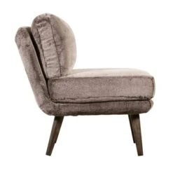 Sophie Armless Slipper Chair Mink Brown Faux Fur - Adore Decor -HOMCOM Shop GUEST a3f3d846 1991 43fe a5f8 3082050ef6f5