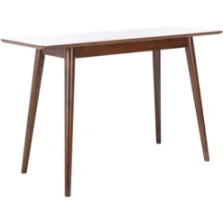 Sasharose Makeup Table - Walnut - Safavieh -HOMCOM Shop GUEST a4de9d95 d082 4d85 8eee 43b829a6dd26