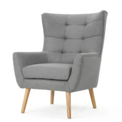 Tamsin Mid-Century Club Chair - Christopher Knight Home -HOMCOM Shop GUEST a5071ee9 cfc0 4e27 955a 4677833fed0f