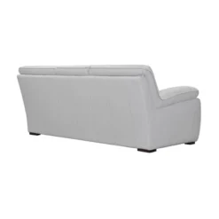 Zanna Genuine Leather Sofa Dove Gray - Armen Living -HOMCOM Shop GUEST a54a89a6 b139 49c4 a26e 6f439d211e2f