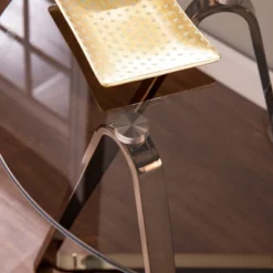 Tainbin Round End Table Champagne - Aiden Lane -HOMCOM Shop GUEST a6017fd4 3ffc 4d81 b361 17902af9b7de