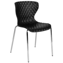 Flash Furniture Lowell Contemporary Design Plastic Stack Chair -HOMCOM Shop GUEST a6c324c5 2821 4f5b a1f4 4a3a7099c34c