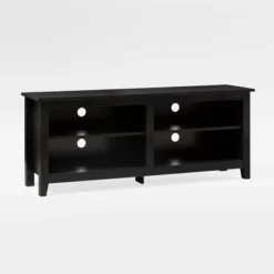 Transitional 4 Cubby Wood Open Storage TV Stand For TVs Up To 65"- Saracina Home 28 Transitional 4 Cubby Wood Open Storage TV Stand For TVs Up To 65"- Saracina Home -HOMCOM Shop GUEST a6e3a24c 5f9e 443a b207 9469bc1cee89