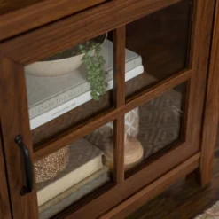 Tasi Transitional Farmhouse Glass Window Pane Door With Electric Fireplace TV Stand For TVs Up To 80" - Saracina Home -HOMCOM Shop GUEST a8ad83f5 d62d 4bb1 8f47 7df8dbeb4efd