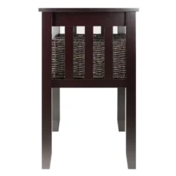 Morris Console Table With Baskets Espresso/Chocolate - Winsome -HOMCOM Shop GUEST a921f76a 9786 495a a2dd f2cf192ddae4