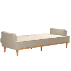 Stella Vintage Convertible Sofa Bed Futon - Mr. Kate -HOMCOM Shop GUEST a96dd7f1 0a60 494b 801e 298a28fe8d19