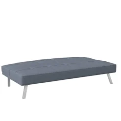 Colette Convertible Futon Sofa Bed Light Gray - Serta -HOMCOM Shop GUEST a9765618 1b35 4667 847d b35cdaa6fc36