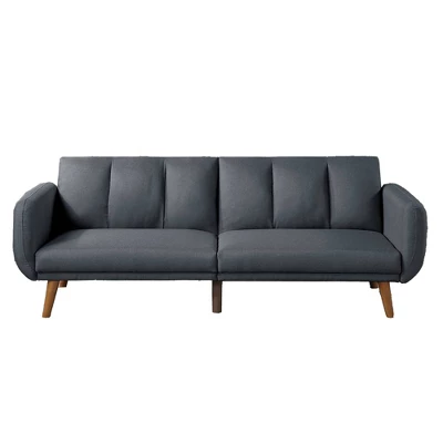 Adjustable Upholstered Sofa With Track Armrests And Angled Legs - Benzara 7 Adjustable Upholstered Sofa With Track Armrests And Angled Legs - Benzara - Image 5