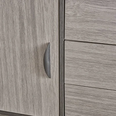 Sincere Mid Century Modern Multipurpose Cabinet Sonoma Gray - Christopher Knight Home 4 Sincere Mid Century Modern Multipurpose Cabinet Sonoma Gray - Christopher Knight Home - Image 2