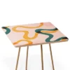 ThirtyOne Illustrations Streamers Side Table - Deny Designs -HOMCOM Shop GUEST ad480265 4581 4d5b 84a9 a18fb7428058