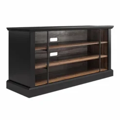 Hoffman Rustic TV Stand For TVs Up To 50" Black And Walnut - Room & Joy -HOMCOM Shop GUEST ae9d2a87 ac7c 4dee bdb7 4c4a5d9d5e3b
