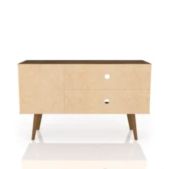 Liberty Mid-Century Modern 2 Shelves And 1 Door TV Stand For TVs Up To 46" - Manhattan Comfort -HOMCOM Shop GUEST aecb9720 0b49 492b 971e 6d6e2faa3d6e