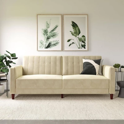 Isabella Tufted Transitional Futon - Room & Joy 11 Isabella Tufted Transitional Futon - Room & Joy - Image 9