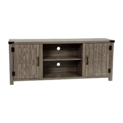 Emma And Oliver 59 Inch Barn Door TV Stand Fits Up To 65" TV's With Adjustable Shelf -HOMCOM Shop GUEST b163901b fb3c 4c9a 86c0 885d630fec13
