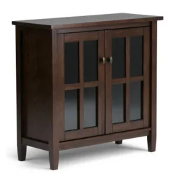 32" Norfolk Solid Wood Low Storage Cabinet - WyndenHall -HOMCOM Shop GUEST b246462b ca58 4e39 8d59 b77f3b1169f3
