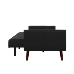 Fiore Modern Futon Faux Leather - Room & Joy -HOMCOM Shop GUEST b2de2686 465a 4671 962c b2a336d7673b