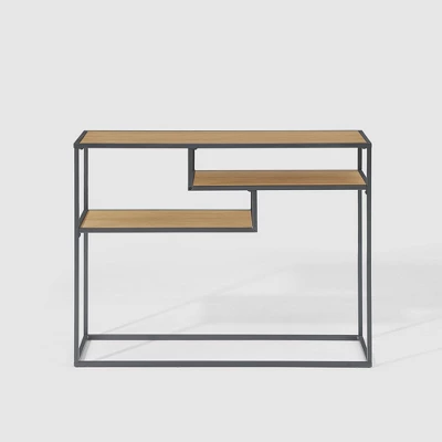 Modern 3 Tier Console Table - Saracina Home 4 Modern 3 Tier Console Table - Saracina Home - Image 2