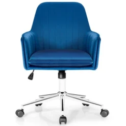 Costway Velvet Accent Office Armchair Adjustable Swivel Removable Cushion PinkBlueGrey 22 Costway Velvet Accent Office Armchair Adjustable Swivel Removable Cushion PinkBlueGrey -HOMCOM Shop GUEST b468885f a40e 4ff3 b3fd a0527e27a8d3