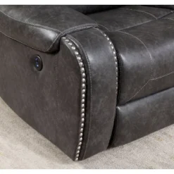 Symons Upholstered Recliner Sofa Gray - HOMES: Inside + Out 9 Symons Upholstered Recliner Sofa Gray - HOMES: Inside + Out -HOMCOM Shop GUEST b4a79b94 8adb 4050 8553 1e0cfebe687c