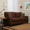 78" RTA Copenhagen Collection Sofa Rye Brown - Serta