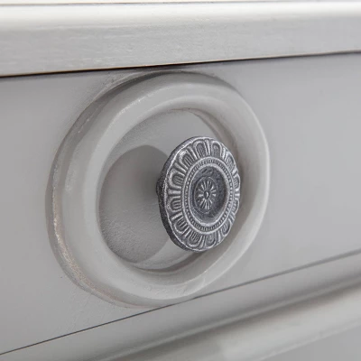 Irving Side Table With 2 Drawers Gray - Finch 5 Irving Side Table With 2 Drawers Gray - Finch - Image 3