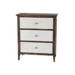 Farmhouse Wood And Enamel Cabinet With Drawers Brown - Olivia & May -HOMCOM Shop GUEST b8b56d69 5ea1 4bbd 901d fb49e1fa7241