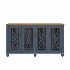 63" Vintage Storage Sideboard Buffet Accent Cabinet - Festivo -HOMCOM Shop GUEST b8ef0279 7bbb 4596 8241 76cf759cd8b5