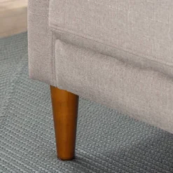 73" Pascal Sofa With USB Oatmeal - Zinus -HOMCOM Shop GUEST b8fa0032 f5e0 4ad8 9d6b 087f67841db5