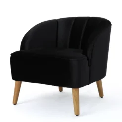 Amaia Modern New Velvet Club Chair - Christopher Knight Home -HOMCOM Shop GUEST b92caa2f b86a 4413 949f e5fc4e02ad8f