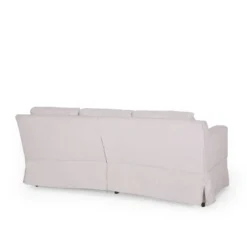 Arrastra Contemporary Fabric 3 Seater Sofa With Skirt - Christopher Knight Home -HOMCOM Shop GUEST b99add92 c5ef 41f3 9a05 a445d05b9a37