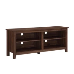 Transitional 4 Cubby Wood Open Storage TV Stand For TVs Up To 65"- Saracina Home 30 Transitional 4 Cubby Wood Open Storage TV Stand For TVs Up To 65"- Saracina Home -HOMCOM Shop GUEST b9ce9b3d c9e3 4cd0 ada4 ca03526caed5
