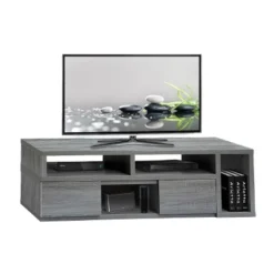 Adjustable TV Stand For TVs Up To 65" Console Gray - Techni Mobili -HOMCOM Shop GUEST b9e1b783 ee39 41bf 8a74 e0cc6101cdc1