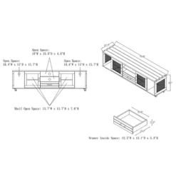 Garda Multi Storage Tv Stand For Tvs Up To 70" - HOMES: Inside + Out -HOMCOM Shop GUEST ba4e2a9c b349 4891 9f9c cc105cf204e6