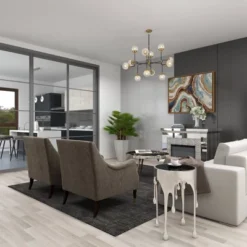 Contemporary Aluminum Melting Accent Table - Olivia & May -HOMCOM Shop GUEST bb18d7e7 bbcb 4e6f 8fac 96c5d4a588c8