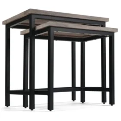 2pc Rhonda Solid Mango Wood Nesting Side Table - Wyndenhall -HOMCOM Shop GUEST bbfaf7e9 e1f1 4659 9243 b722bc9c659d