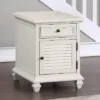 Charlestown Storage End Table With USB White - Steve Silver Co. -HOMCOM Shop GUEST bc27c64c 06ad 4cc3 8642 3bc41d29b0e6