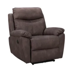 FC Design Modern Power Recliner Chair With USB Charging Port And Pillow Top Arms Palomino Fabric Single Seat Reclining Sofa -HOMCOM Shop GUEST bce1fd1c 10c6 40d0 896d 23dfb6068208