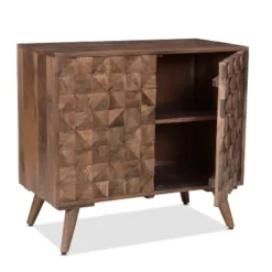 Veneto Accent Cabinet Walnut - Steve Silver Co. 7 Veneto Accent Cabinet Walnut - Steve Silver Co. -HOMCOM Shop GUEST bd4cef8a d6b4 48b1 b505 4343501e92e1